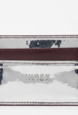 HVISK Cardholder 'Mirror Gloss' - Silver Maroon - Hvisk
