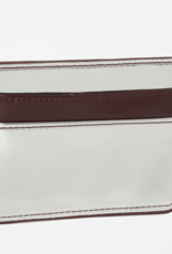 HVISK Cardholder 'Mirror Gloss' - Silver Maroon - Hvisk