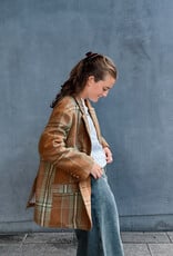 Orfeo - LMK Blazer 'Rooster' - Carreaux Beiges