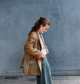 Orfeo - LMK Blazer 'Rooster' - Carreaux Beiges