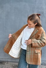 Orfeo - LMK Blazer 'Rooster' - Carreaux Beiges