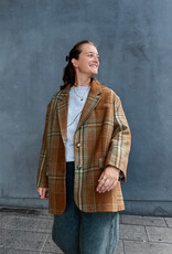 Orfeo - LMK Blazer 'Rooster' - Carreaux Beiges