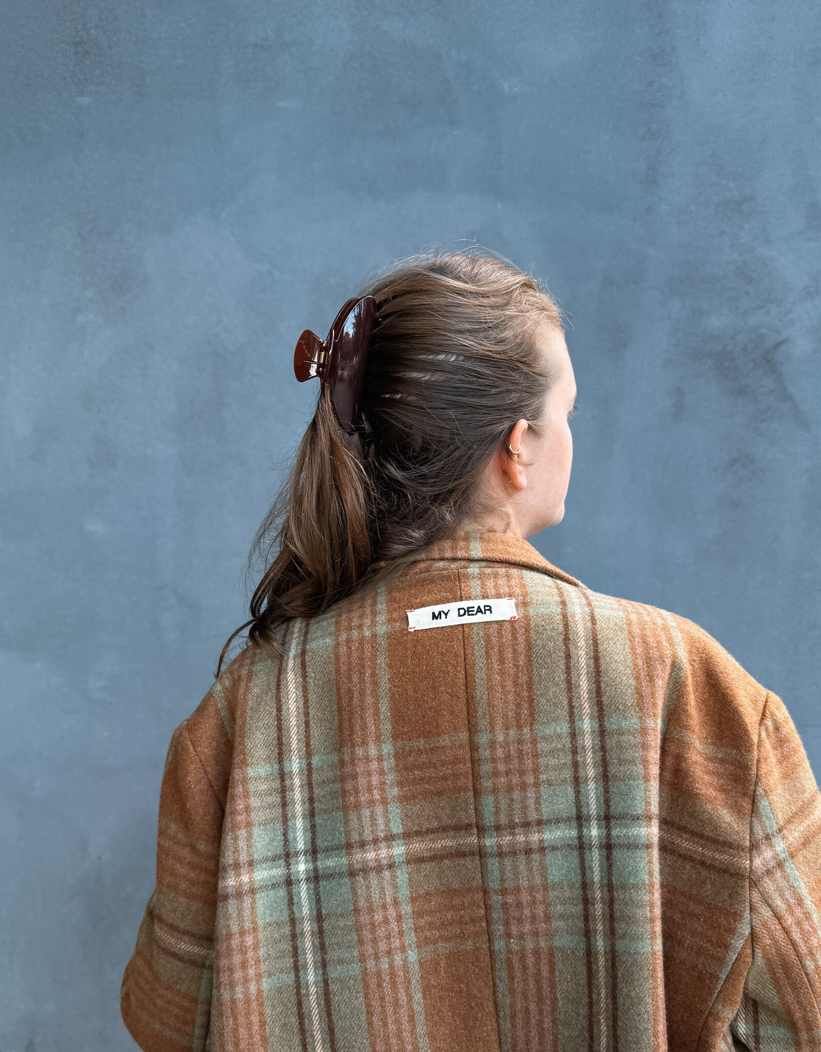 Orfeo - LMK Blazer 'Rooster' - Carreaux Beiges