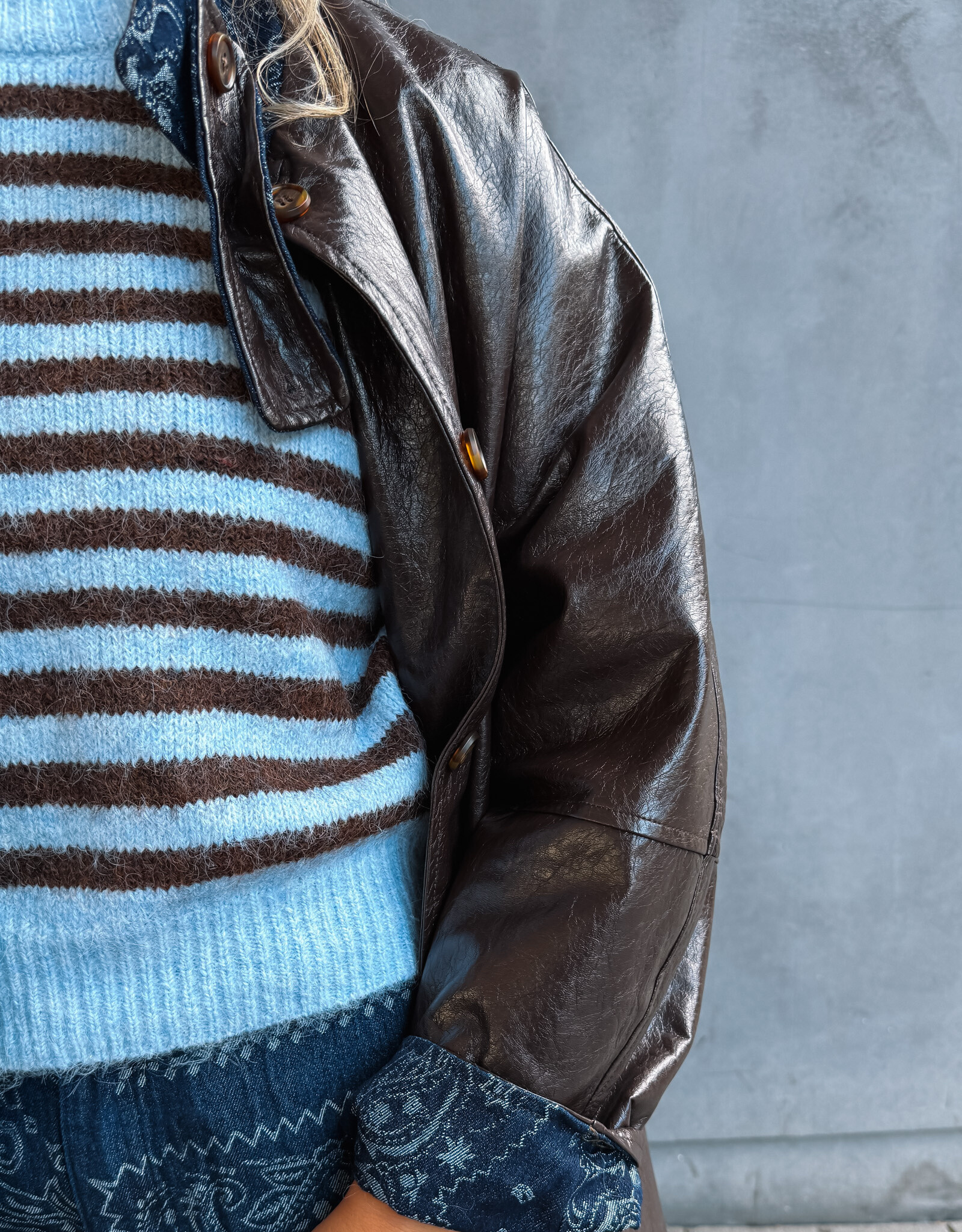 A view Pull 'Else' - Brown/Blue