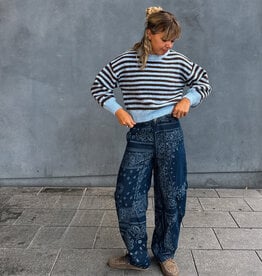 The Golden House Ad Jeans 'Timeo' - Bandana Denim