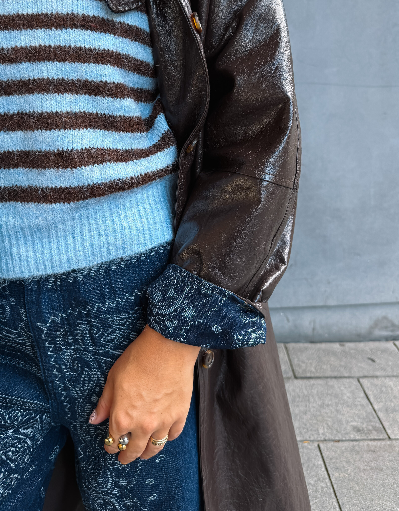 The Golden House Ad Jeans 'Timeo' - Bandana Denim