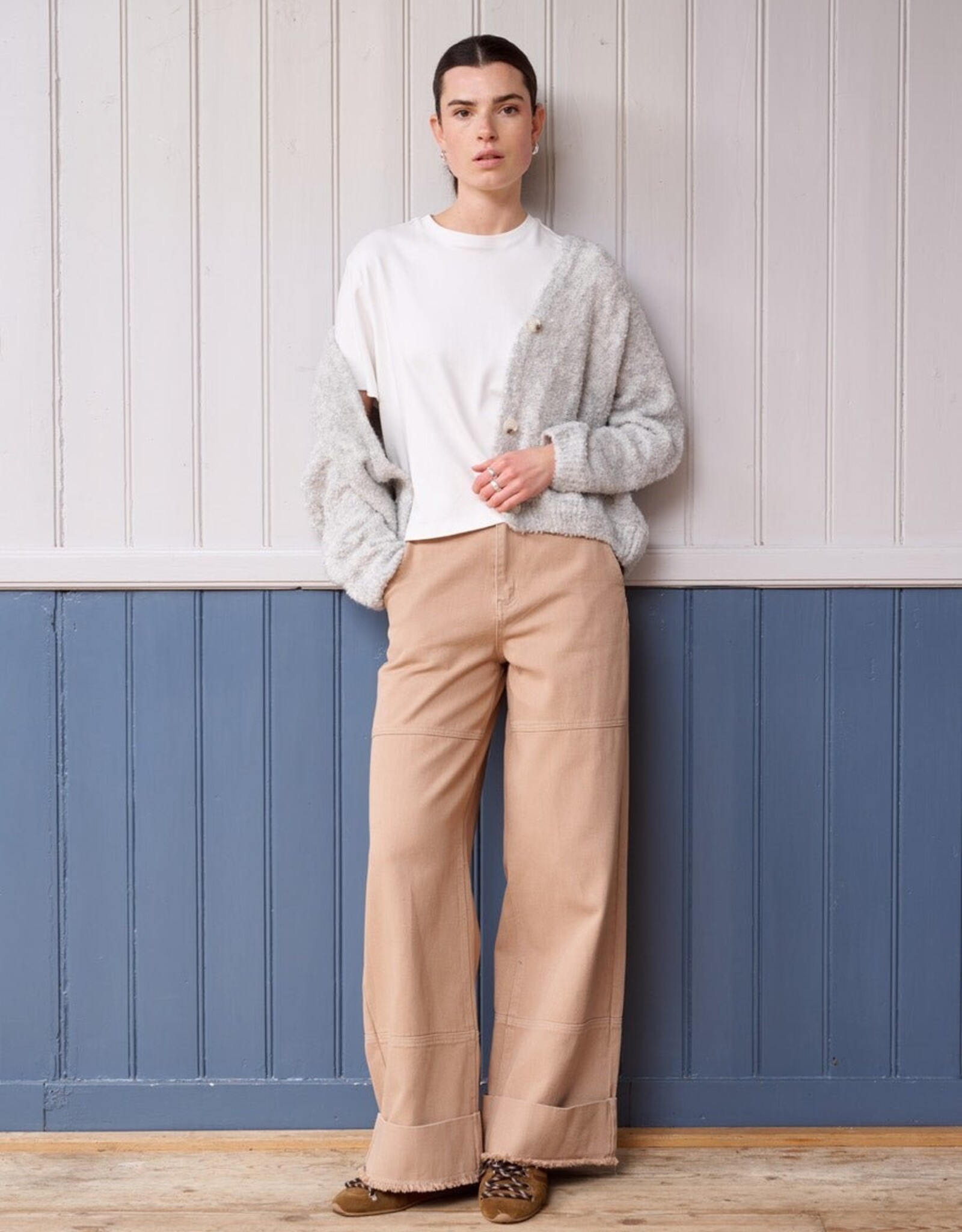 Another Label Broek  'Anina' - Tannin - Another-Label