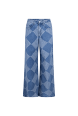 Another Label Jeans Wide Check 'Moore Denim' - Two Tones Blue Denim - Another Label