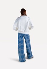 Another Label Jeans Wide Check 'Moore Denim' - Two Tones Blue Denim - Another Label