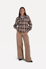 Another Label Blouse Check 'Adrienne' - Ginger Check - Another-Label