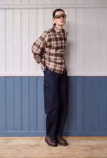 Another Label Blouse Check 'Adrienne' - Ginger Check - Another-Label