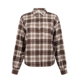 Another Label Blouse Check 'Adrienne' - Ginger Check - Another-Label