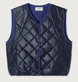 American Vintage Bodywarmer 'Tovabay' - Navy - Tov16B -  American Vintage