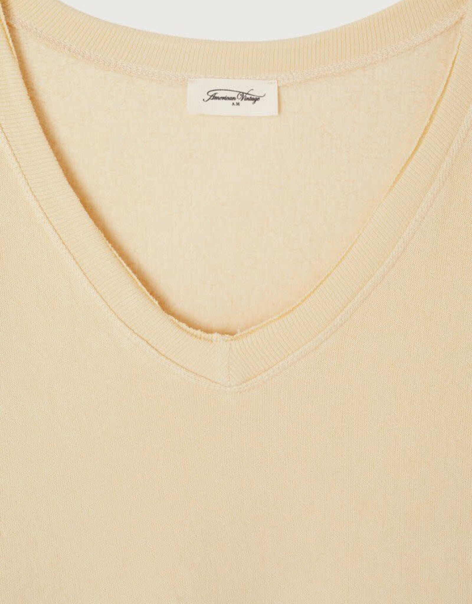 American Vintage Sweater 'Nishtown' - Creme Anglaise - Nis03A - American Vintage
