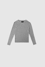 Withblack T-Shirt Long Sleeve 'Josefine' - Grey Melange - Withblack