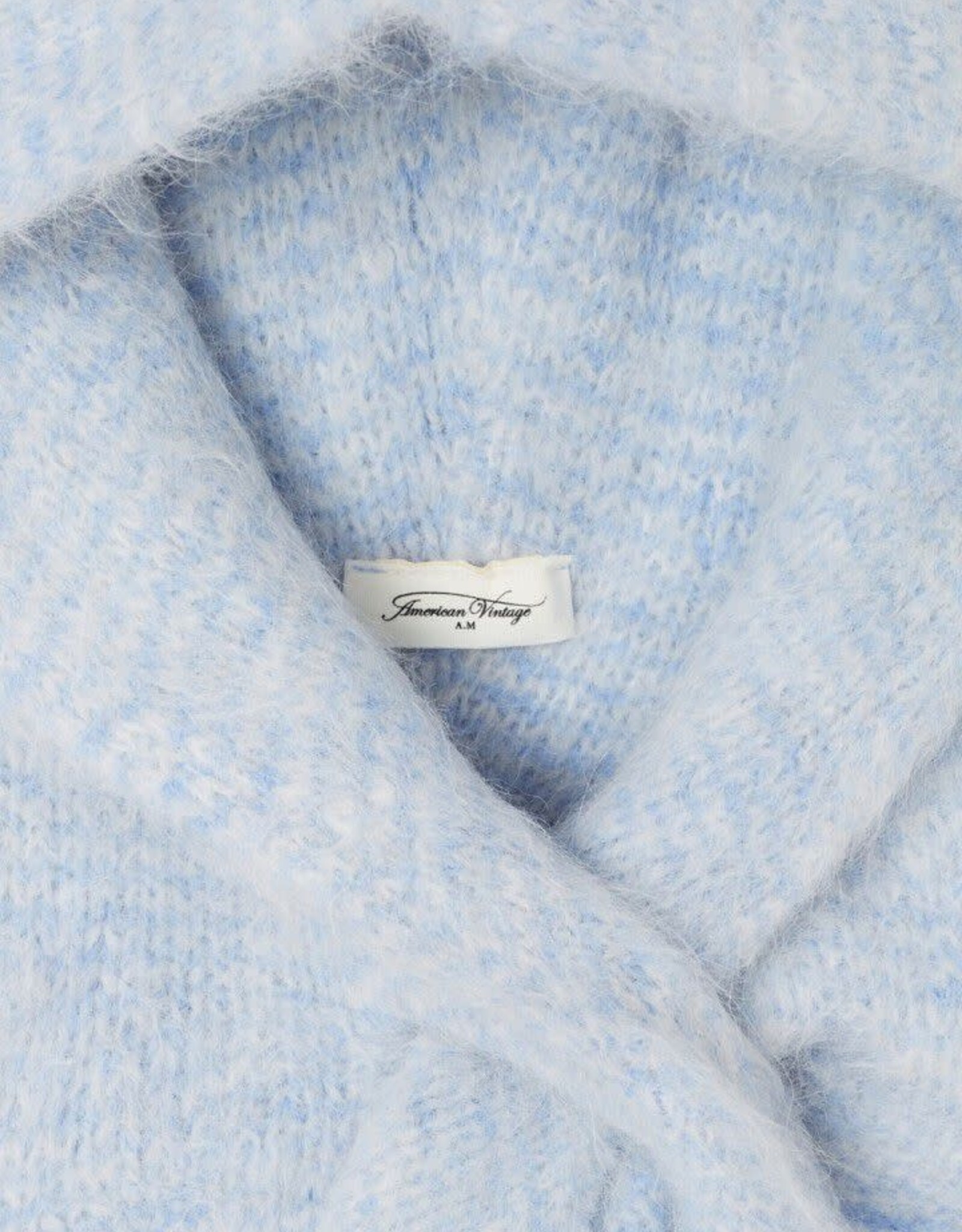 American Vintage Balaclava 'Niby' - Rayures Givre - Nib22B - American Vintage