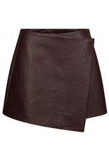 Skort Faux Leather 'Elayne' - Bordeaux - Neo Noir