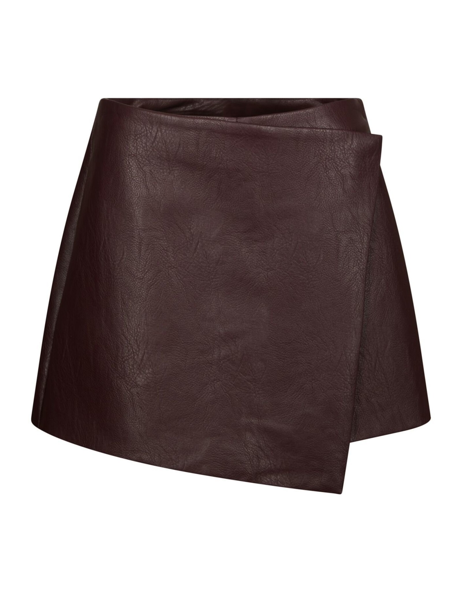 Skort Faux Leather 'Elayne' - Bordeaux - Neo Noir
