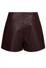 Skort Faux Leather 'Elayne' - Bordeaux - Neo Noir