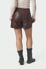 Skort Faux Leather 'Elayne' - Bordeaux - Neo Noir