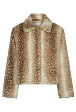 Jacket Faux Fur 'Camina' - Beige - Neo Noir