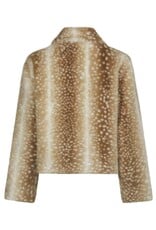 Jacket Faux Fur 'Camina' - Beige - Neo Noir