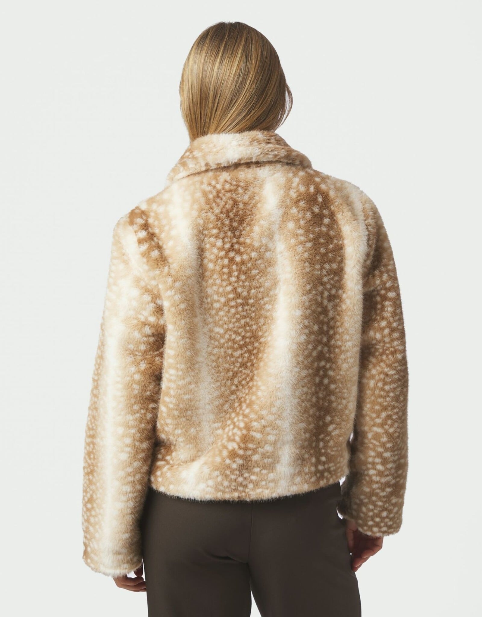 Jacket Faux Fur 'Camina' - Beige - Neo Noir