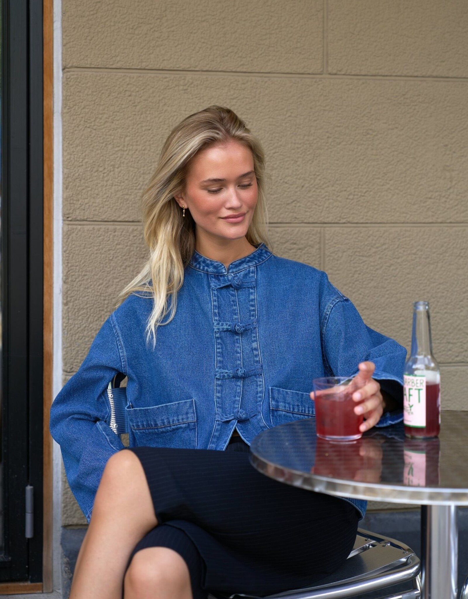 Jacket Denim 'Caline - Blue Denim - Neo Noir
