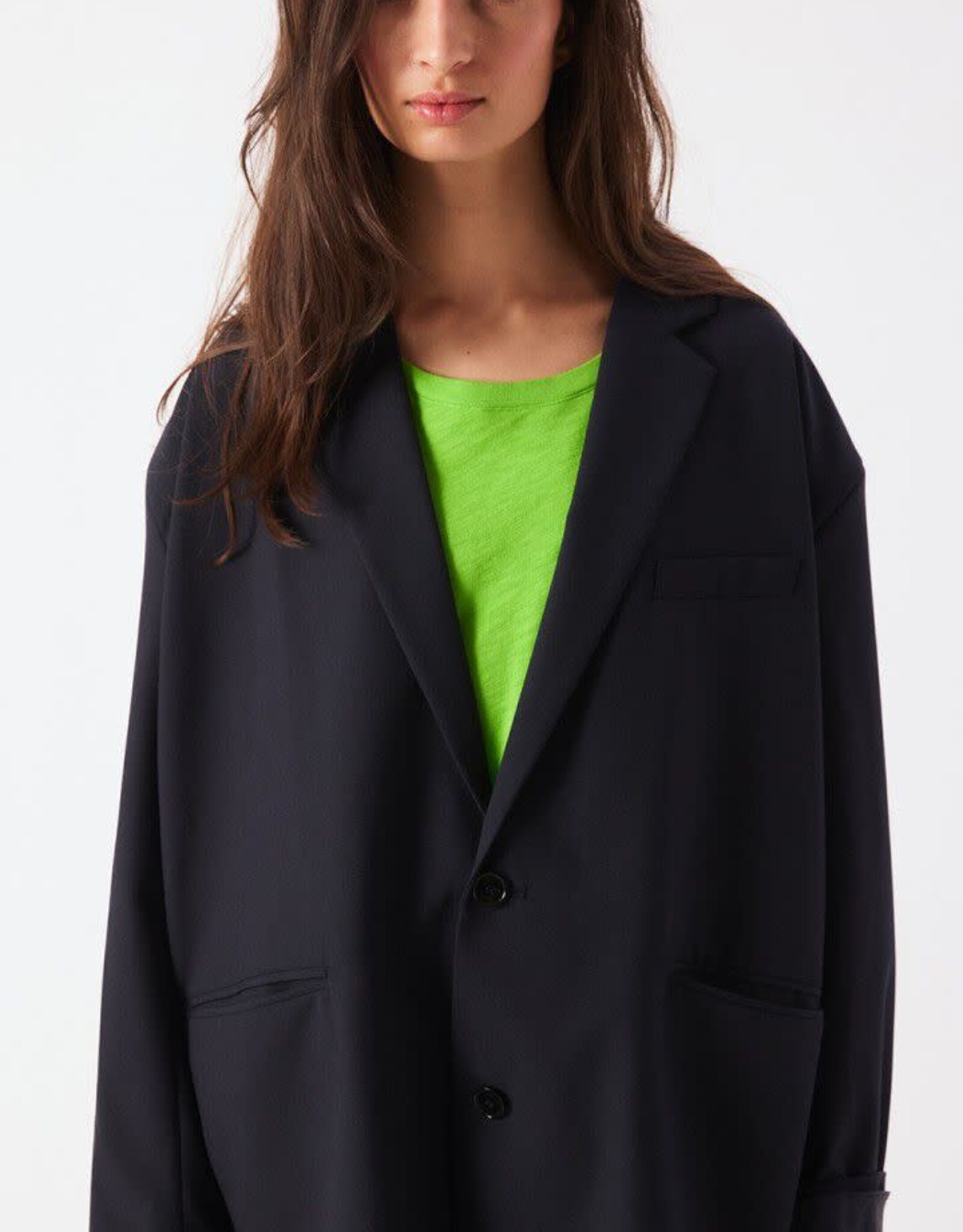 American Vintage Blazer 'Ayany' - Navy - Aya15C  -  American Vintage