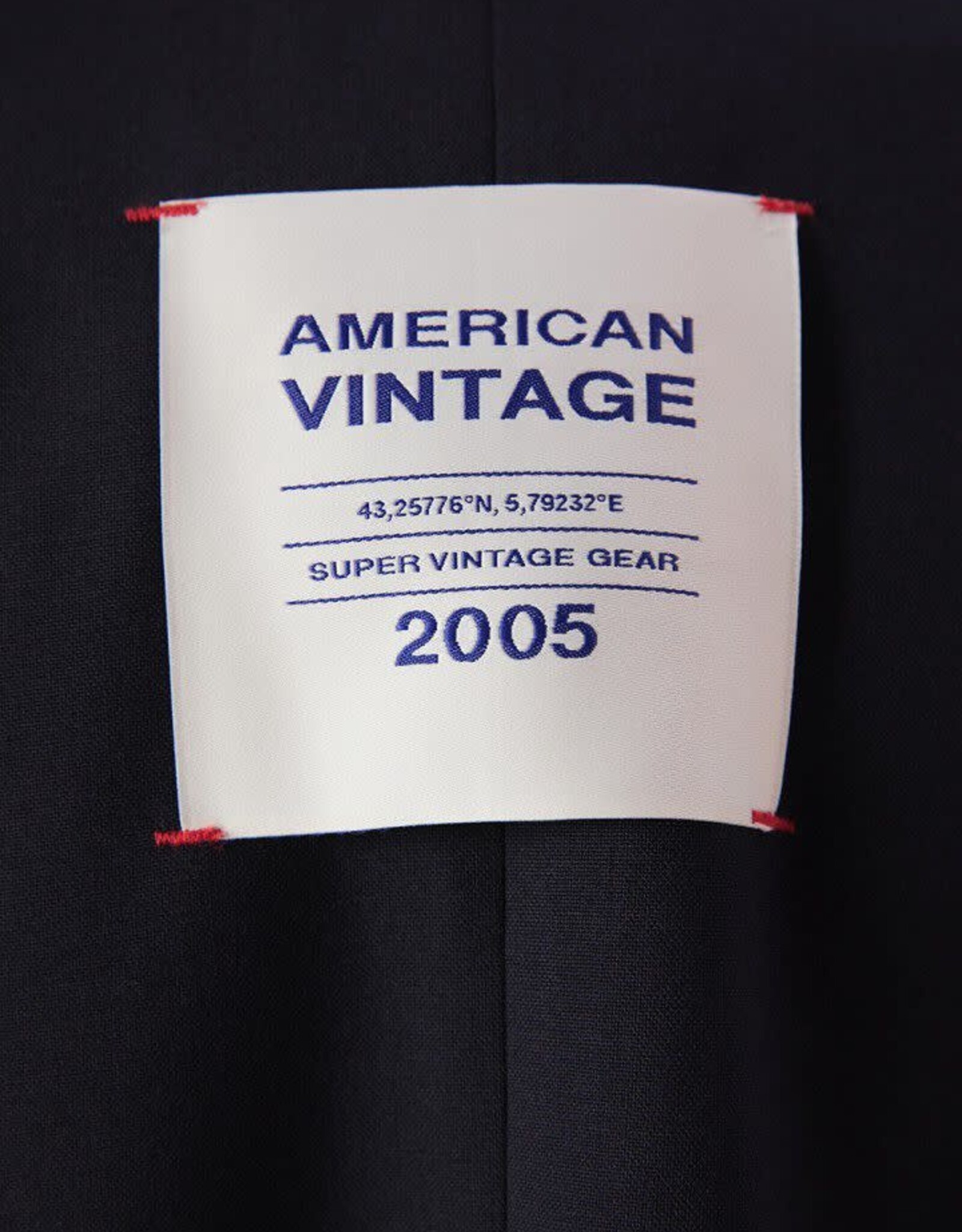 American Vintage Blazer 'Ayany' - Navy - Aya15C  -  American Vintage