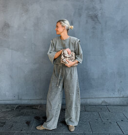 Refined Department Jumpsuit 'Mona' - Mid Grey - Refined Department