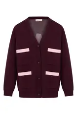 Studio Amaya Cardigan 'Veya' - Bordeaux - Studio Amaya