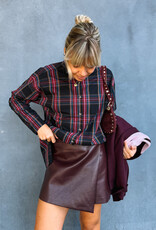 Hod Paris Blouse 'Andrea' - Tartan - Hod Paris