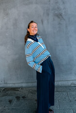 Lollys Laundry Broek 'Mira' - Dark Blue - Lollys Laundry