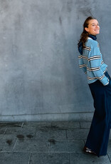 Lollys Laundry Broek 'Mira' - Dark Blue - Lollys Laundry