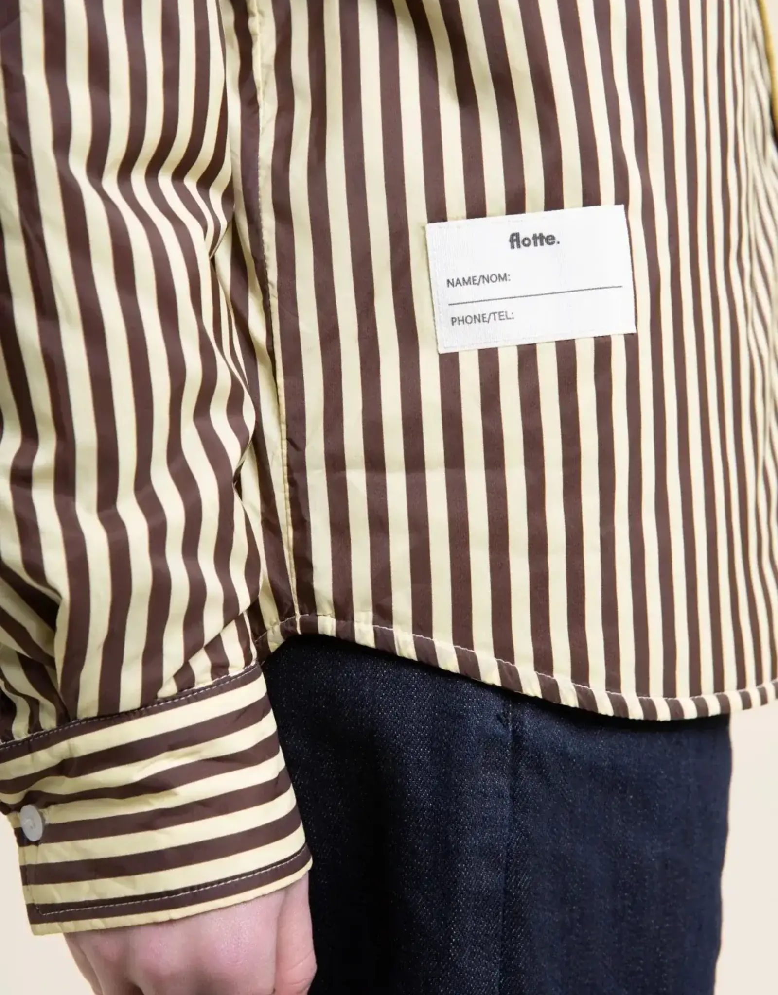 Flotte Overshirt 'Walter' - Raye Creme - Flotte