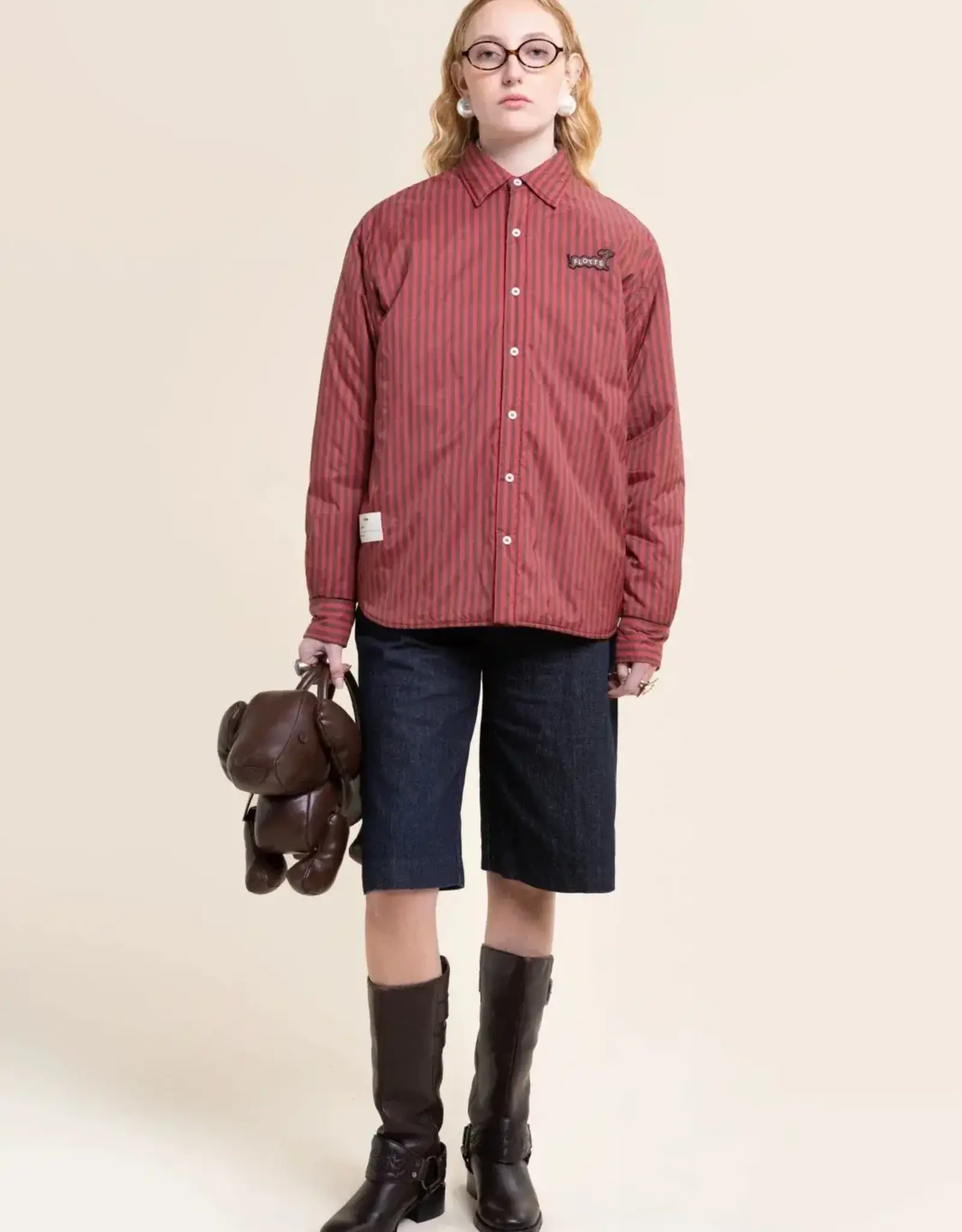 Flotte Overshirt 'Walter' - Raye Rouge - Flotte