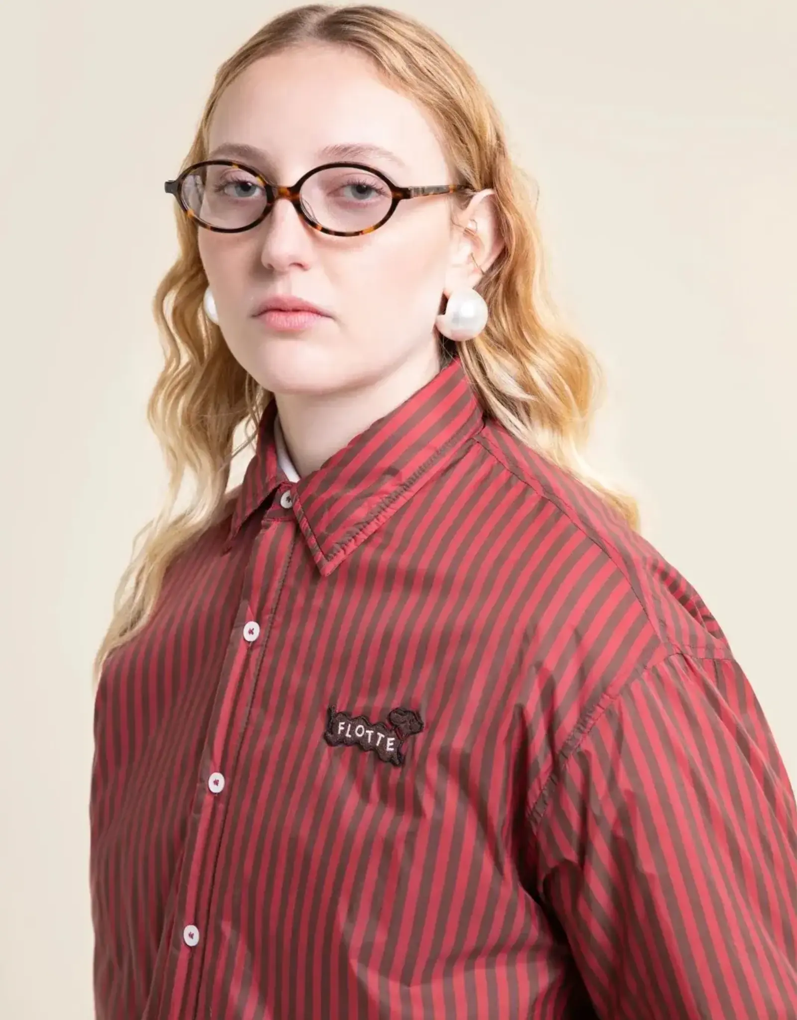 Flotte Overshirt 'Walter' - Raye Rouge - Flotte