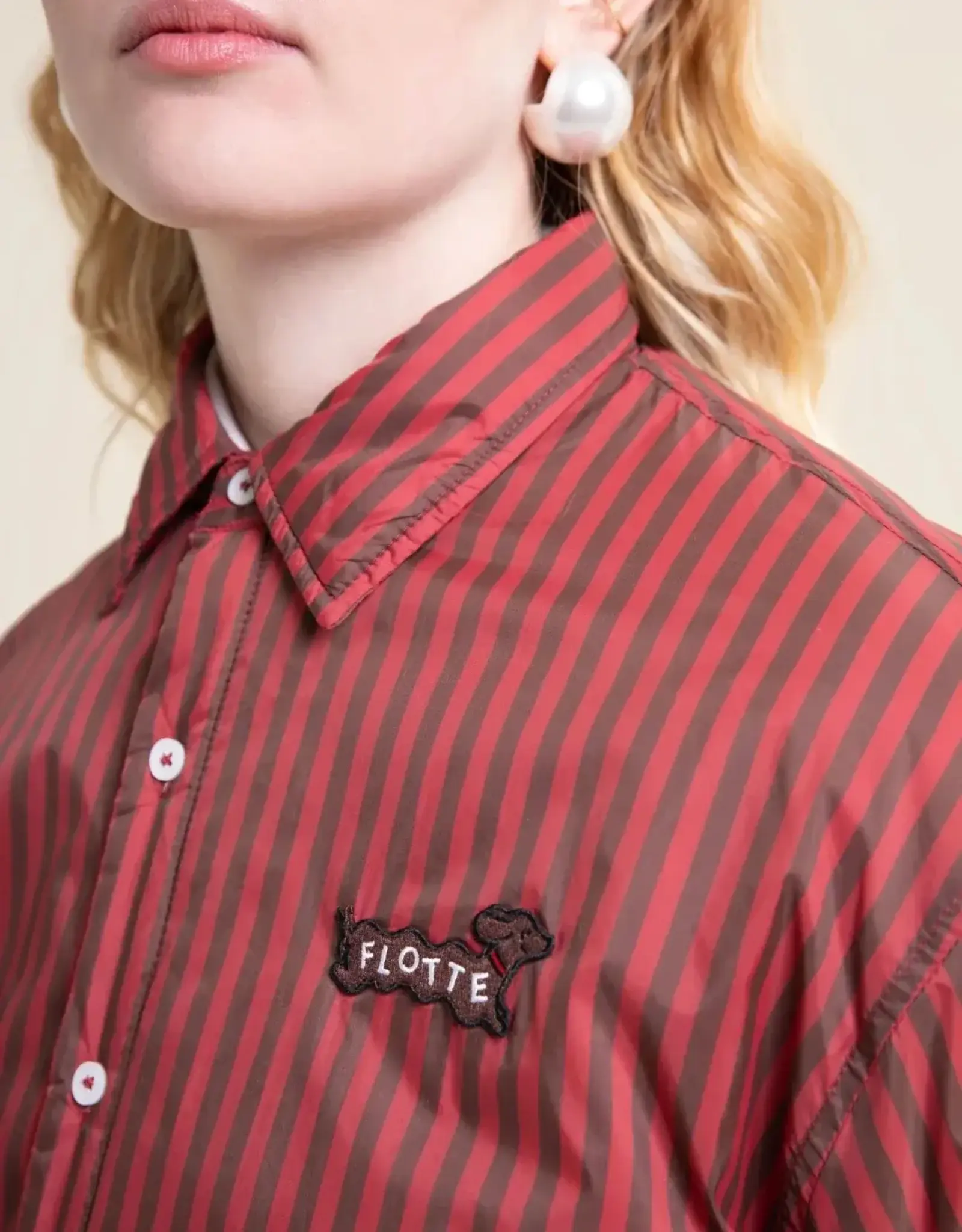 Flotte Overshirt 'Walter' - Raye Rouge - Flotte