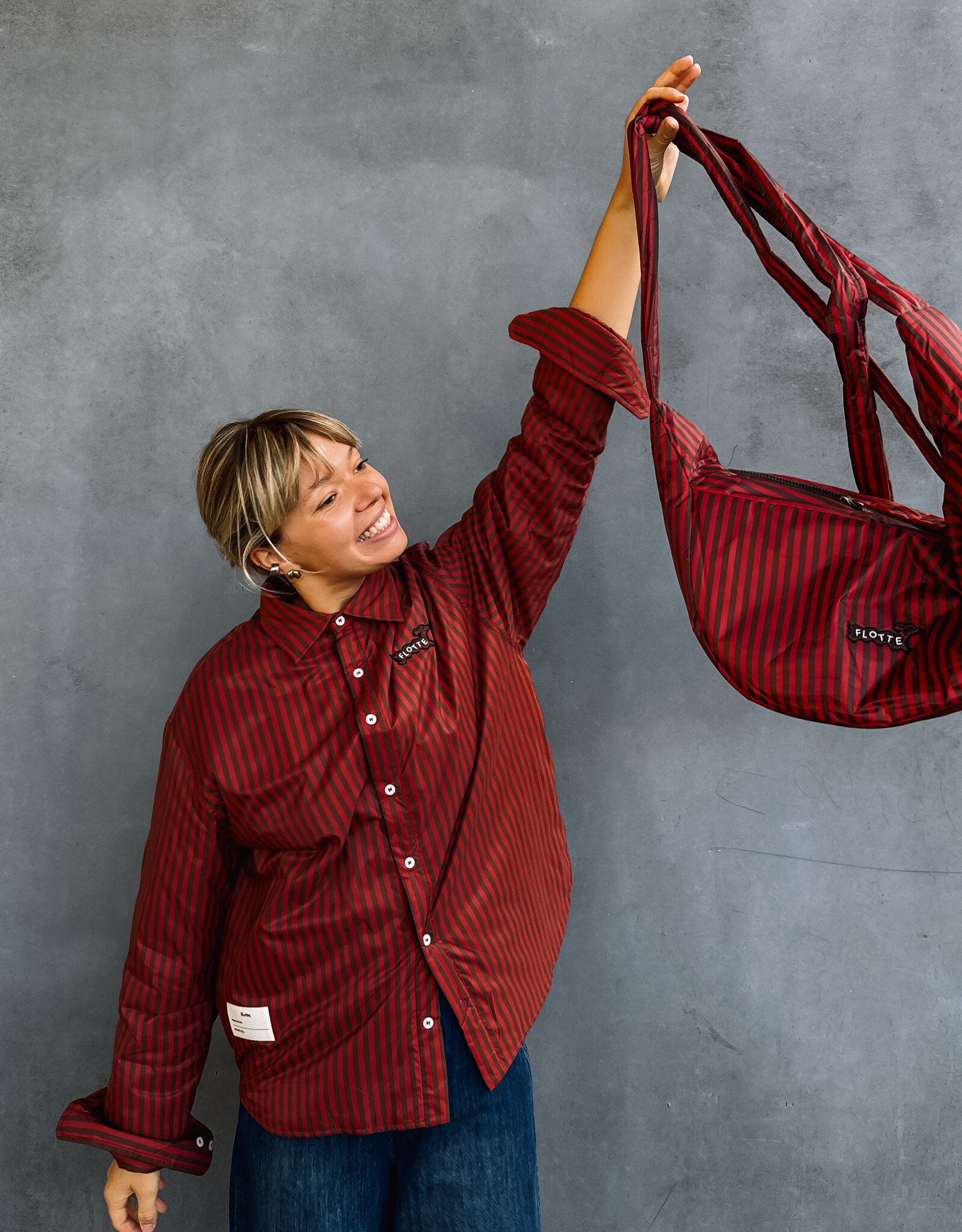 Flotte Overshirt 'Walter' - Raye Rouge - Flotte
