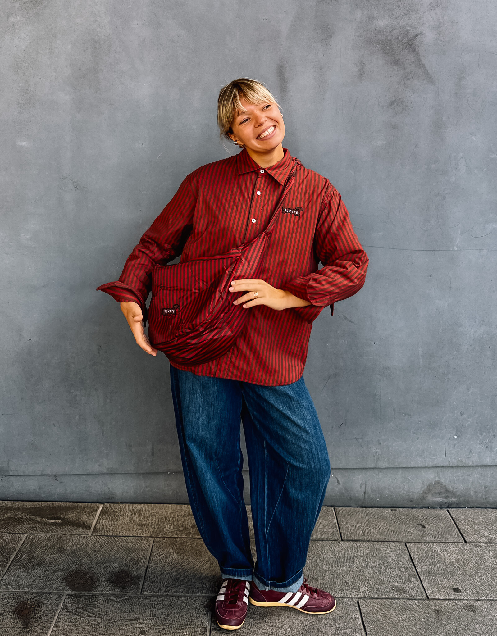Flotte Overshirt 'Walter' - Raye Rouge - Flotte
