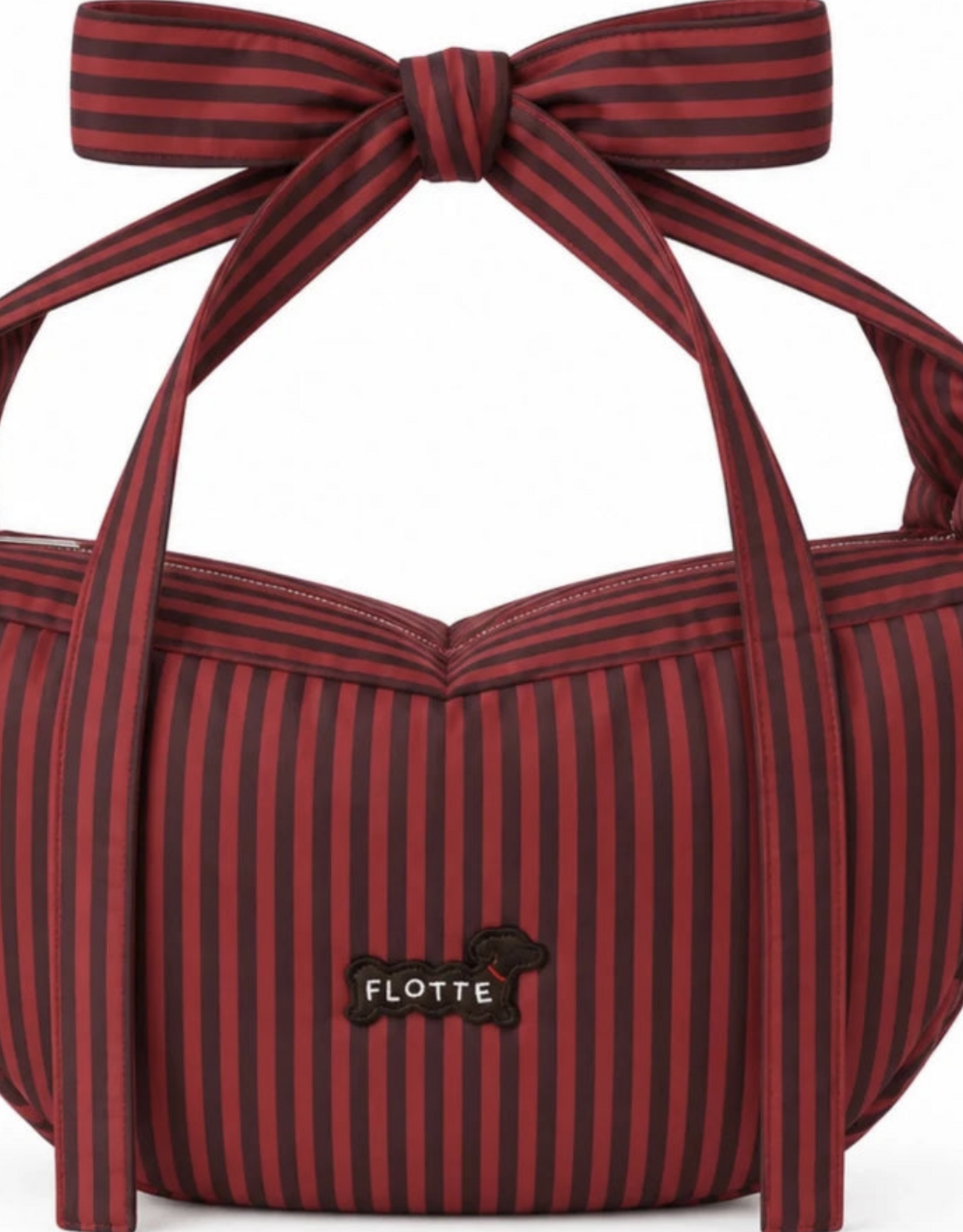Flotte Bag 'Bow ' - Raye Rouge - Flotte