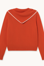 The Tiny Big Sister Cardigan Scarf Neck 'Lara' - Dark Red - The Tiny Big Sister