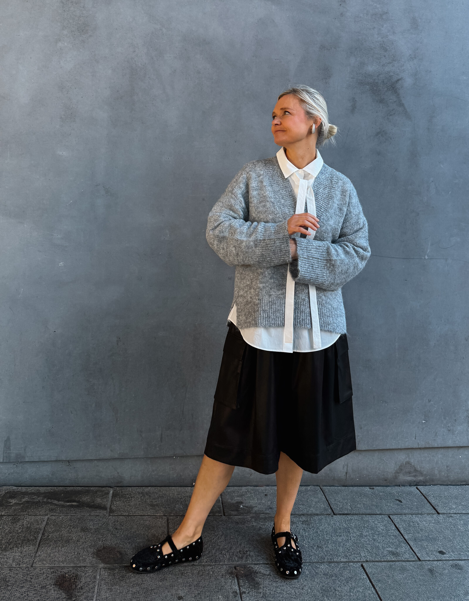 Pull 'Melli' - Grey Melange - Neo Noir