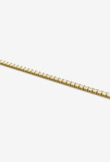 Billion Avenue Bracelet Diamond 'Tennis' - Gold - 4mm - 17cm - Billion Avenue