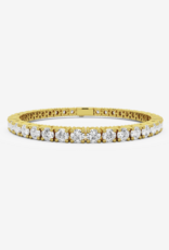 Billion Avenue Bracelet Diamond 'Tennis' - Gold - 4mm - 17cm - Billion Avenue