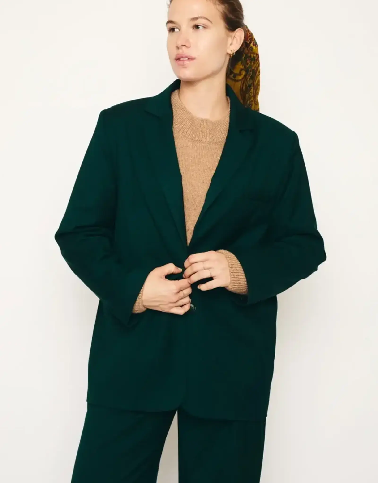 Re/Born Blazer 'Astro' -  Forest Green - Re/Born