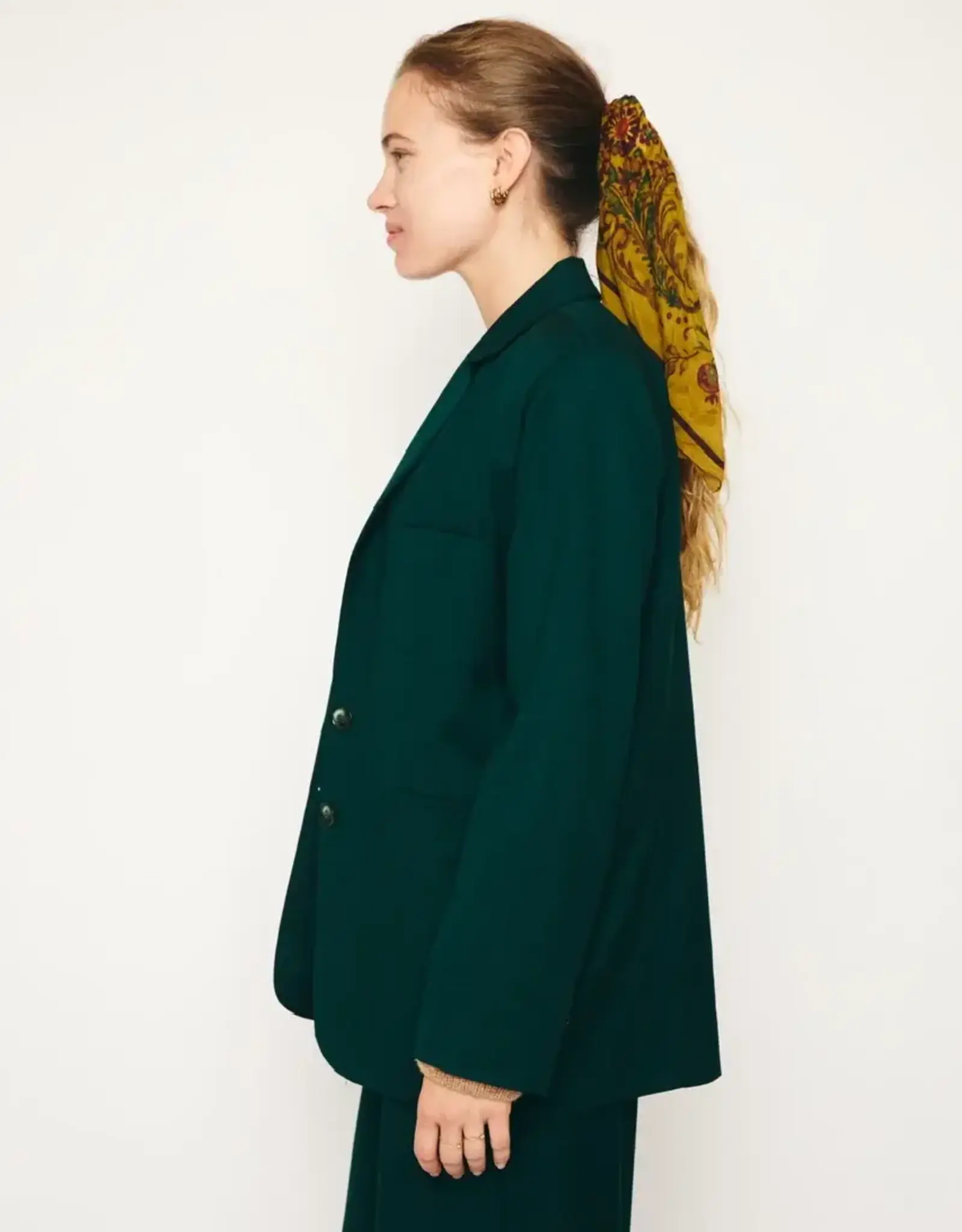 Re/Born Blazer 'Astro' -  Forest Green - Re/Born