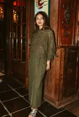 Monré Blouse 'Lucy' - Khaki Lace - Monré