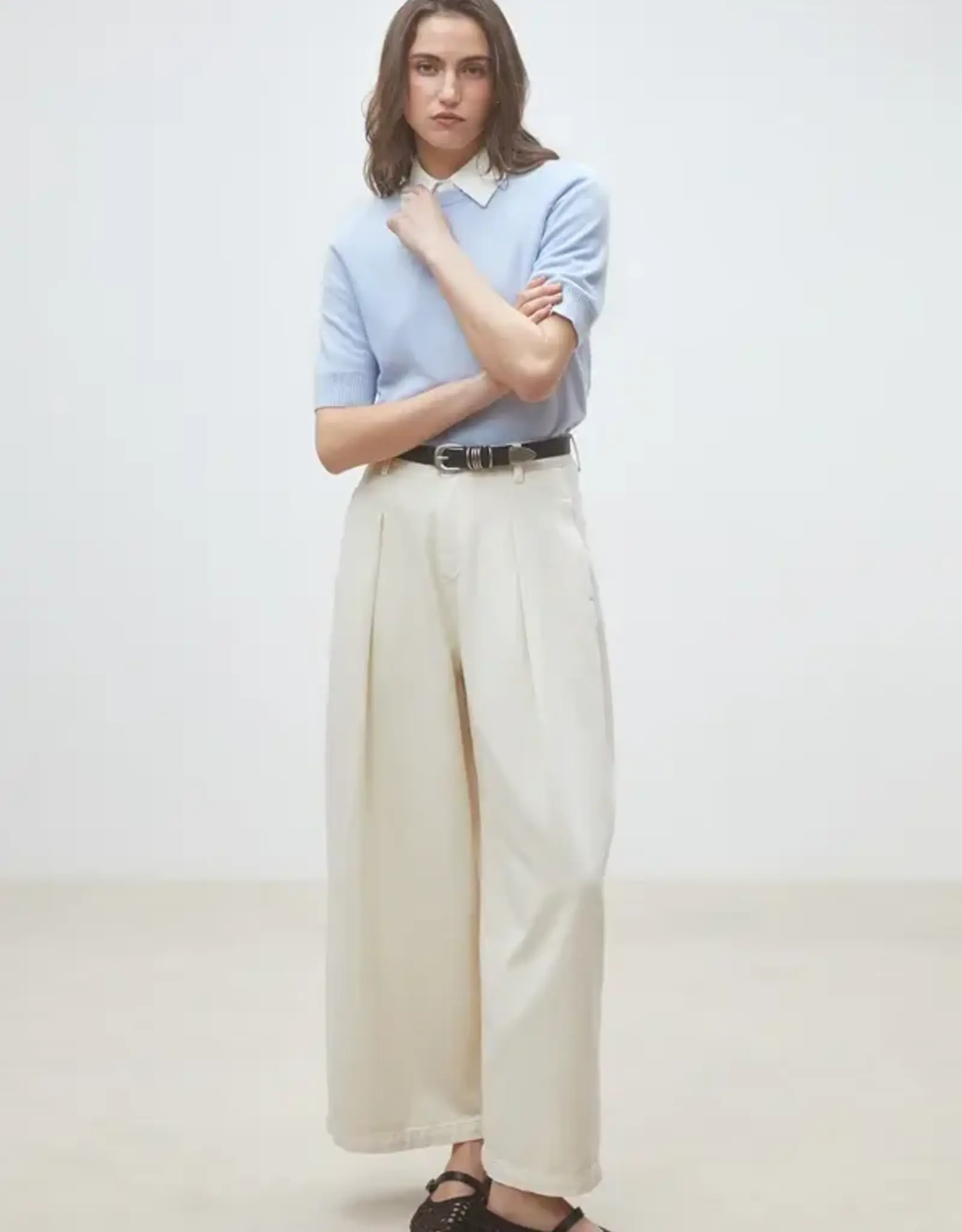Suncoo Broek 'Rim' - Creme - Suncoo
